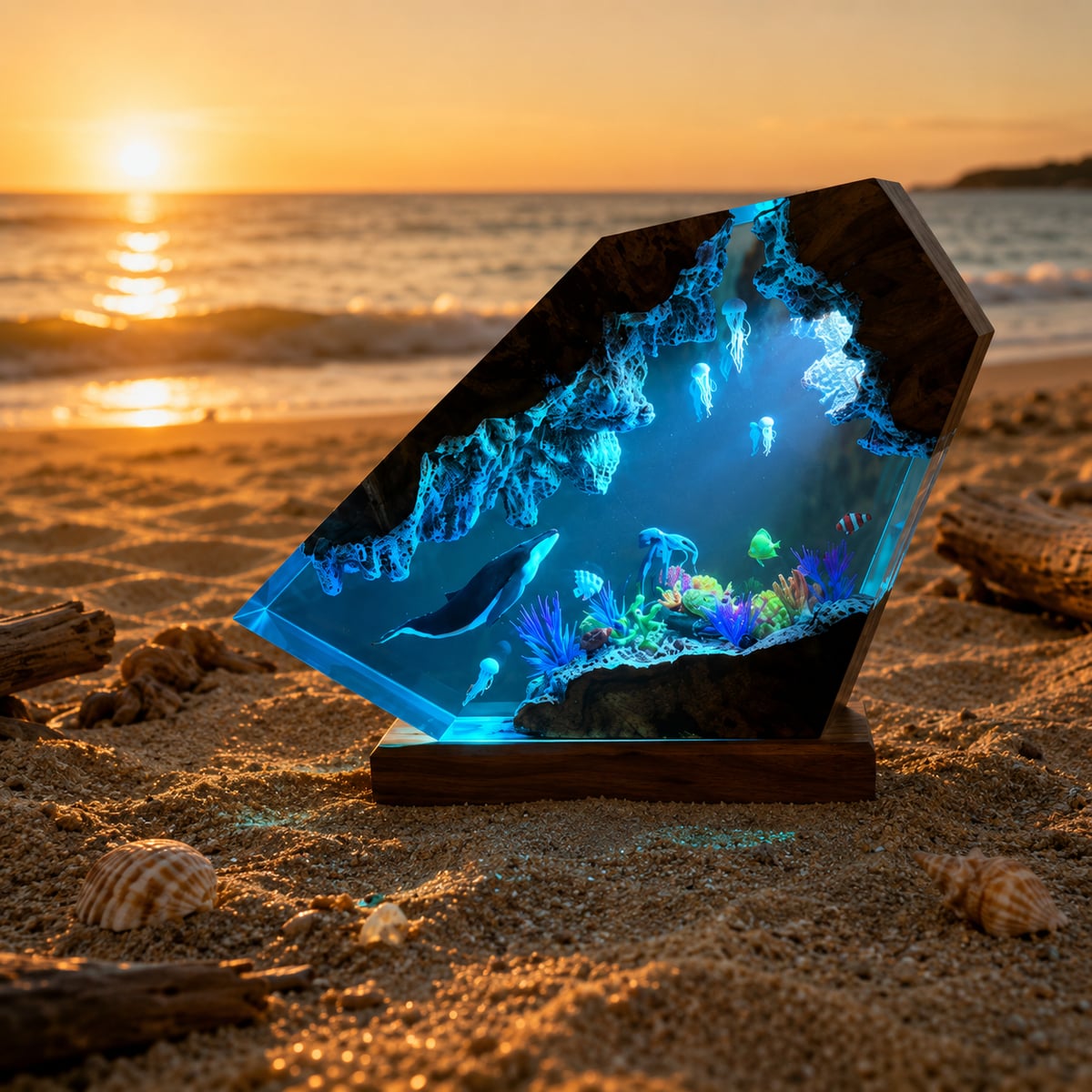 Ocean Diorama Lamp