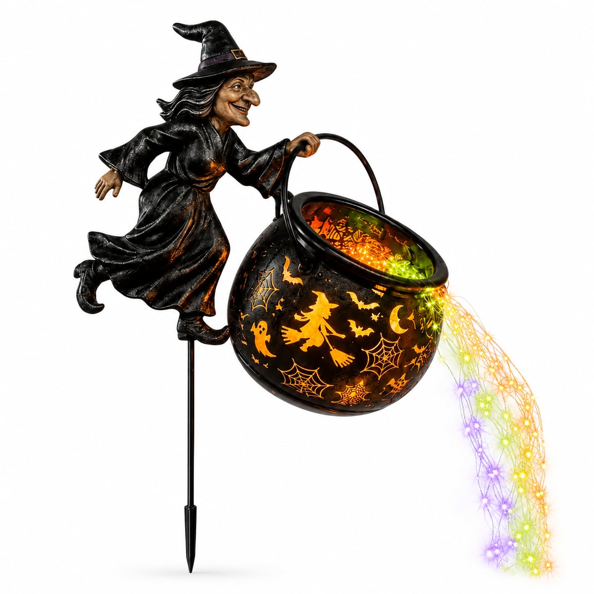 Witch Cauldron Garden Light